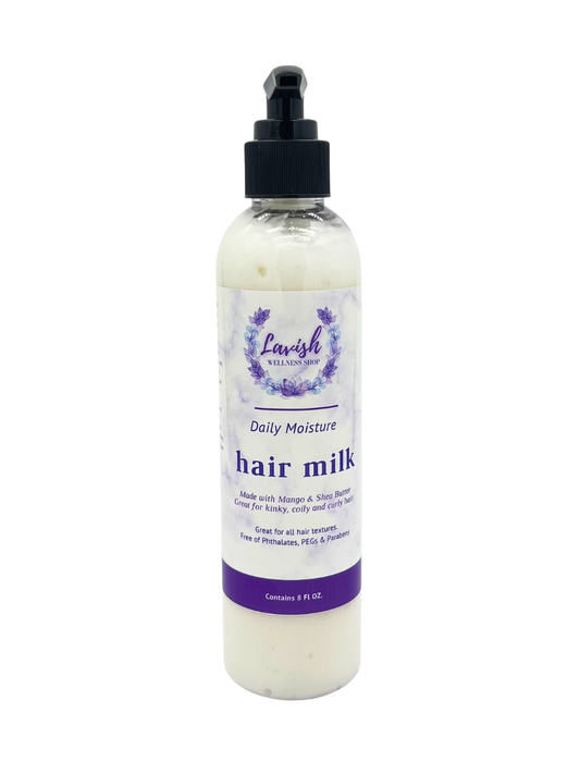 Organic Mango & Shea Butter Daily Moisture Hair Milk 8 oz.