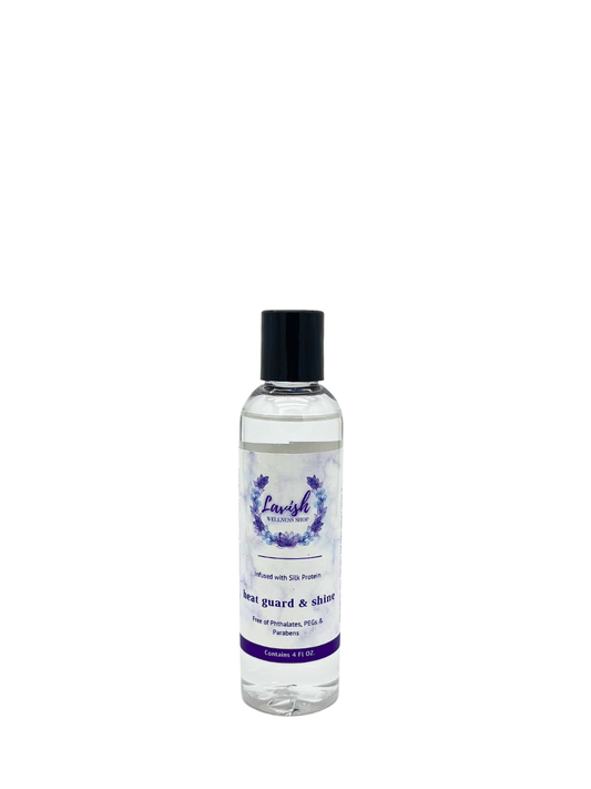 Organic Heat Guard & Shine Serum 4 oz.