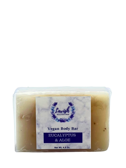 Eucalyptus + Aloe Vegan Body Bar 4.8 oz.