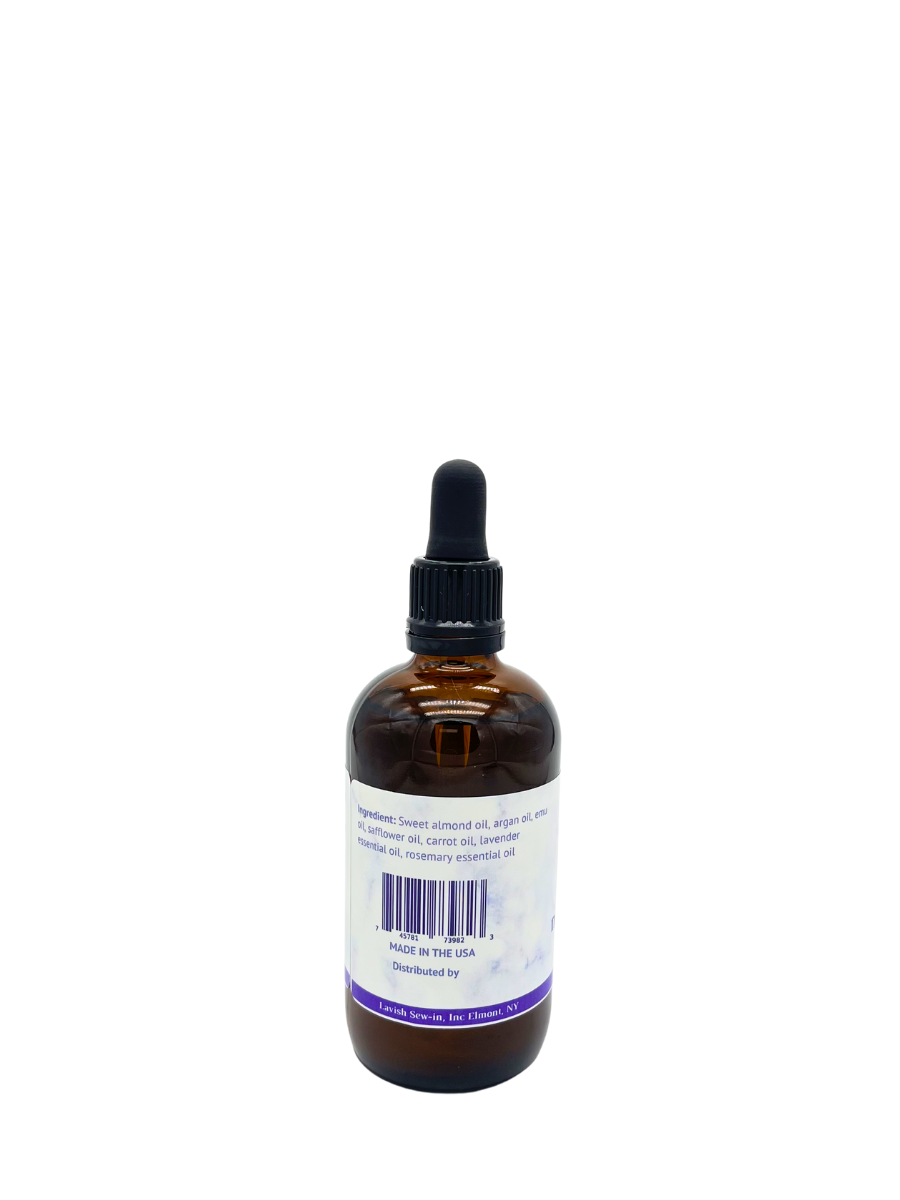 100% Natural Rosemary & Lavender Moisturizer Scalp Oil 4 oz.
