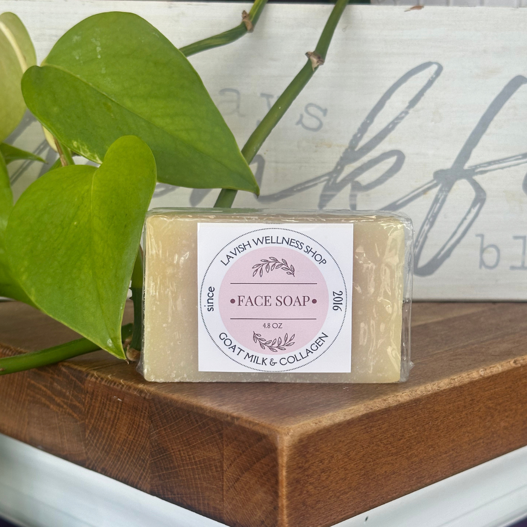 Lavish Wellness Shop Goat Milk & Collagen Face Soap