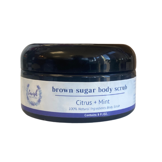 Citrus & Mint Brown Sugar Body Scrub 7.5 oz.