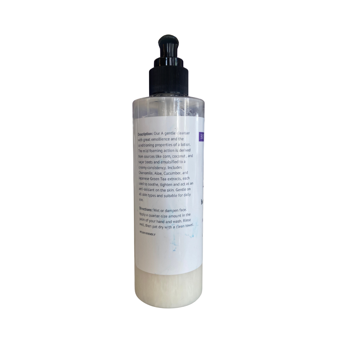 Aloe Vera & Cucumber Botanical Facial Cream Cleanser 8 oz.