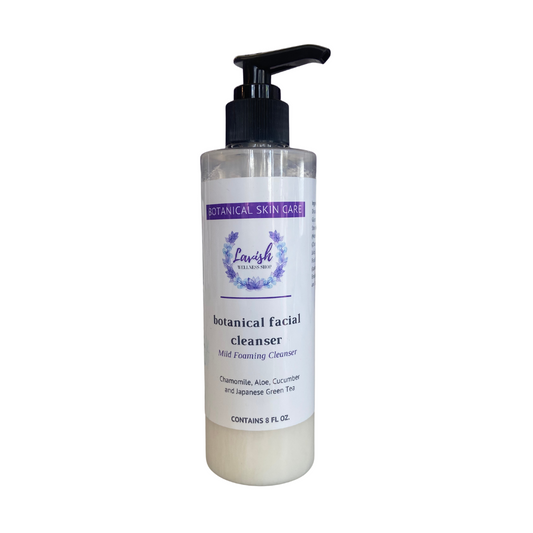 Aloe Vera & Cucumber Botanical Facial Cream Cleanser 8 oz.