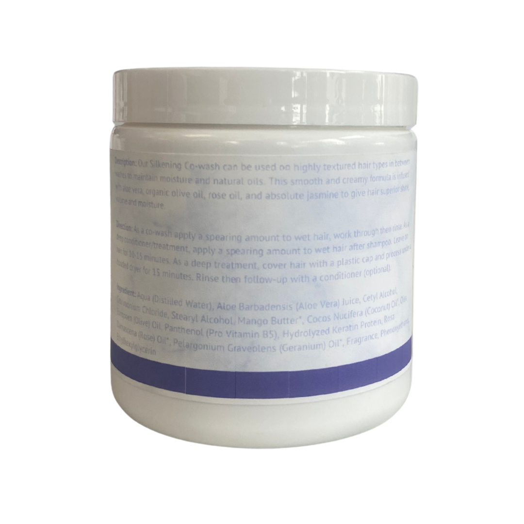 Organic Silkening Co-Wash & Deep Conditioner 8 oz.