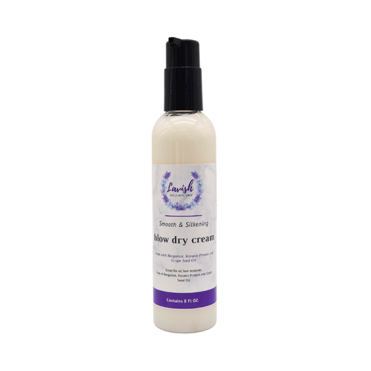 Lavish Wellness Shop Silkening Blow Dry Cream with Keratin Protein 8 oz