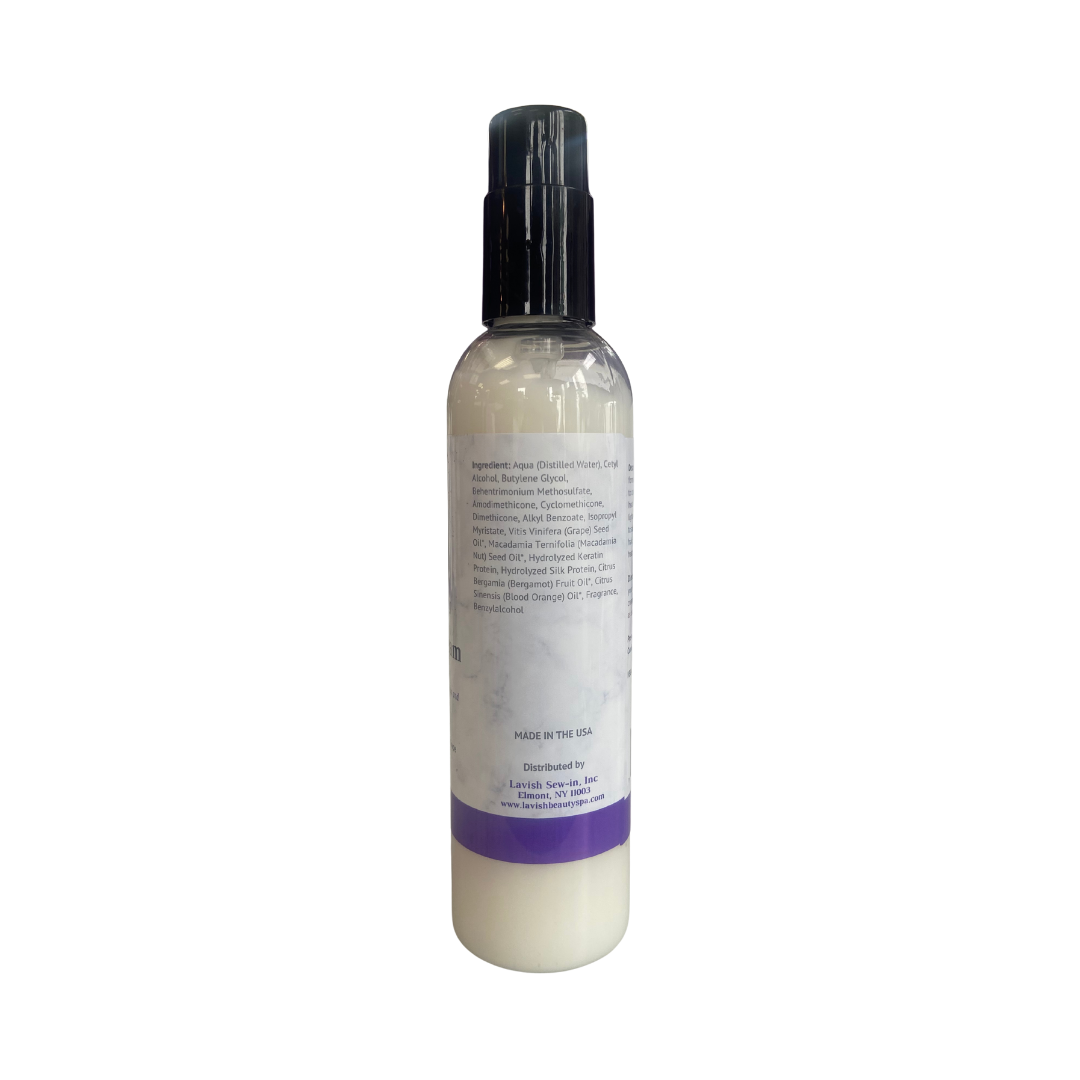 Organic Silkening Blow Dry Cream with Keratin Protein 8 oz.