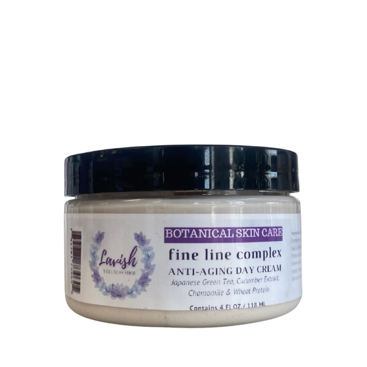 Lavish Wellness Shop Japanese Green Tea & Cucumber Fine Line Complex Day Cream 4 oz.