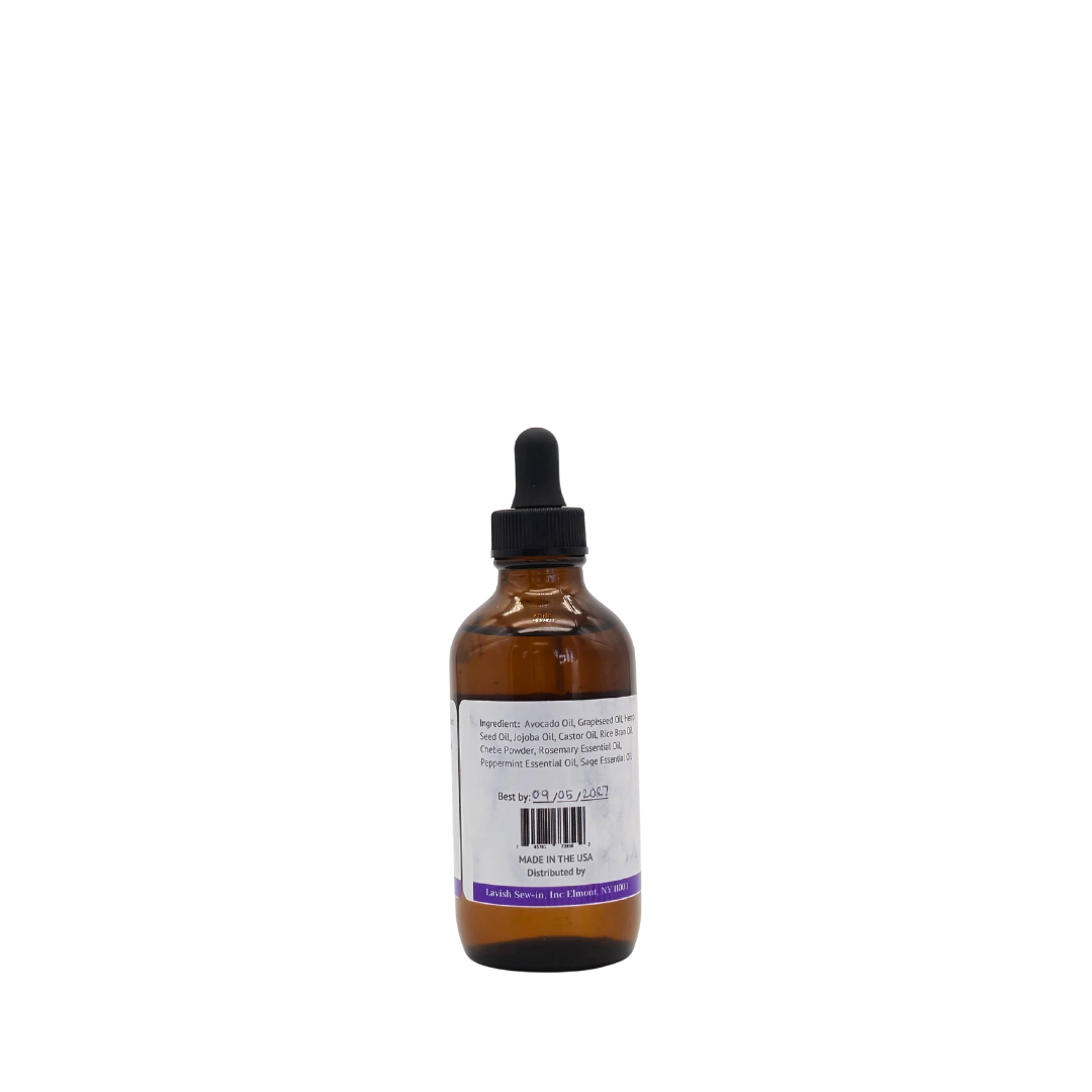 Lavish Wellness Shop Flourish Scalp Growth Oil with Chebe Powder 4 oz