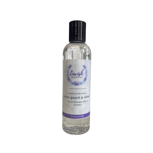 Organic Heat Guard & Shine Serum 4 oz.