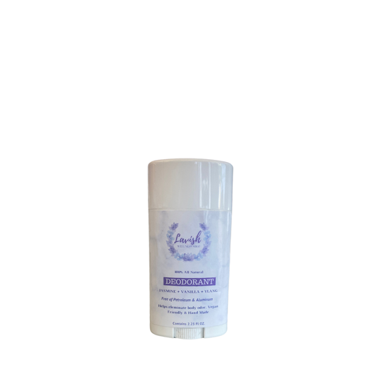 Lavish Wellness Shop 100% Natural Deodorant (Jasmine + Vanilla) 2.25 oz.