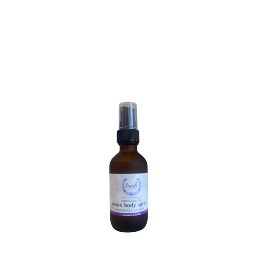Lavish Wellness Shop Lavender & Lemongrass Detox Body Spray 2 oz.