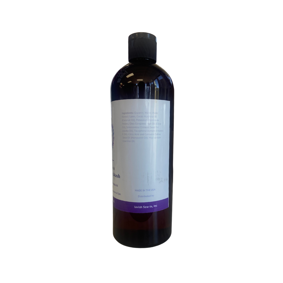 Lavender & Lemongrass Castile Body Wash 16 oz.