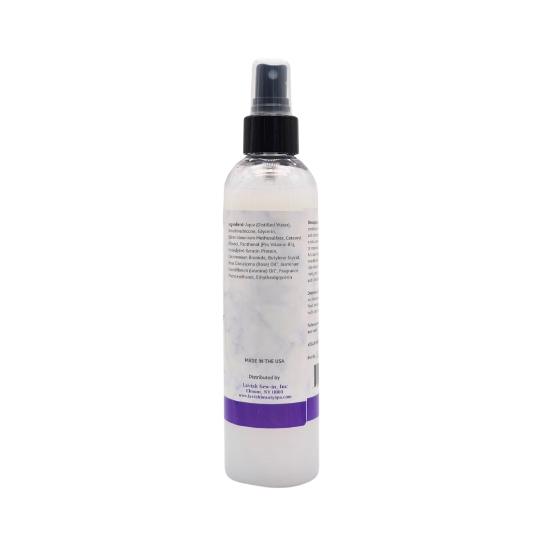 Lavish Wellness Shop Rose & Jasmine Hydrating Leave-in Conditioner 8 Fl OZ.