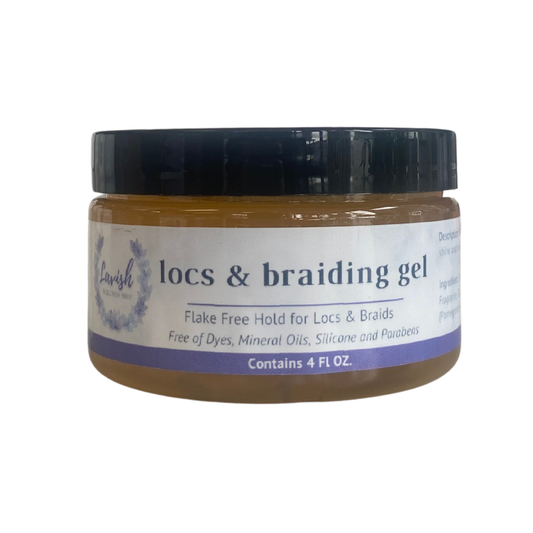 Loc & Braiding Firm Hold Gel 4 oz.