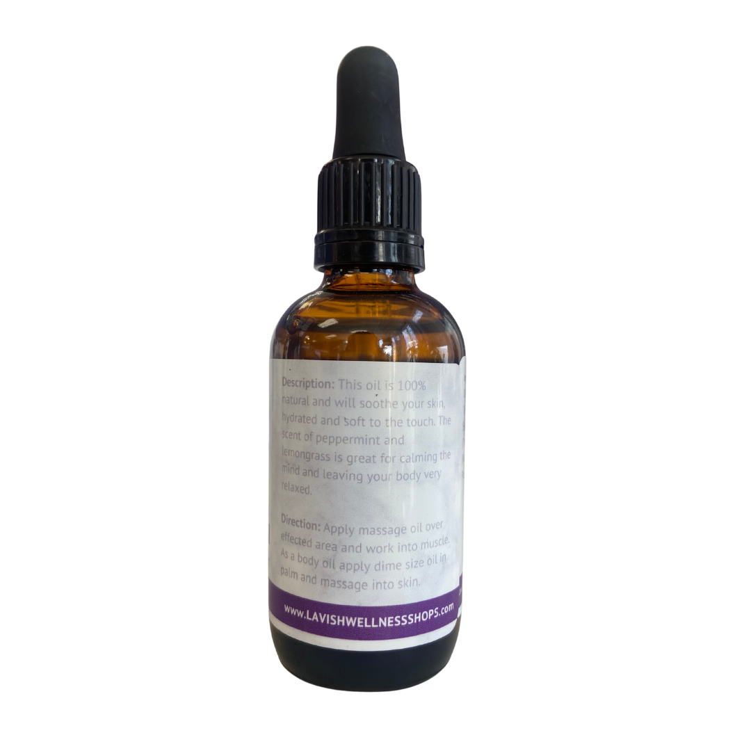 Massage & Body Oil (Eucalyptus + Peppermint) 2 oz.