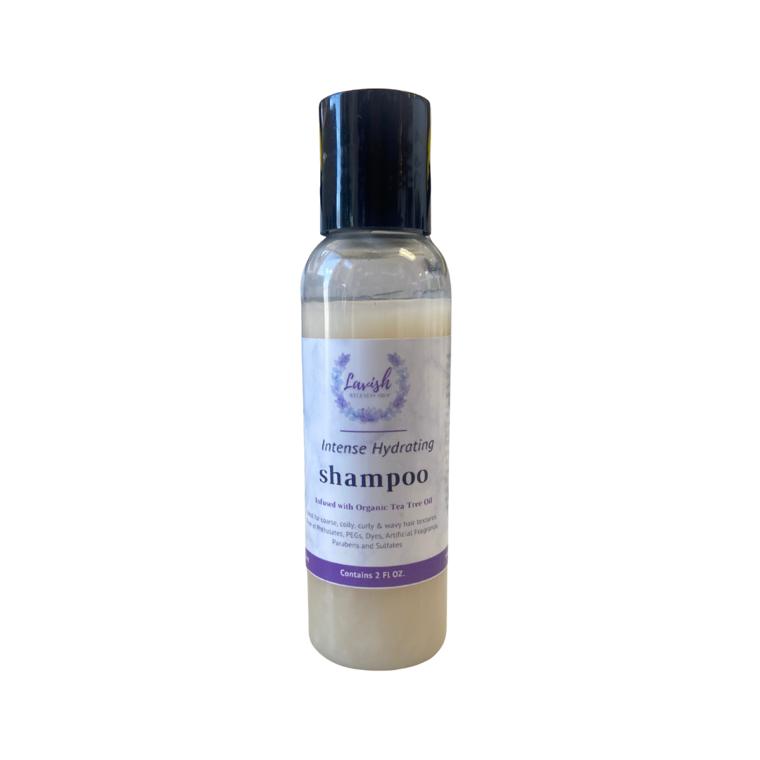 Organic Peppermint & Tea Tree Intense Hydrating Shampoo (Options)