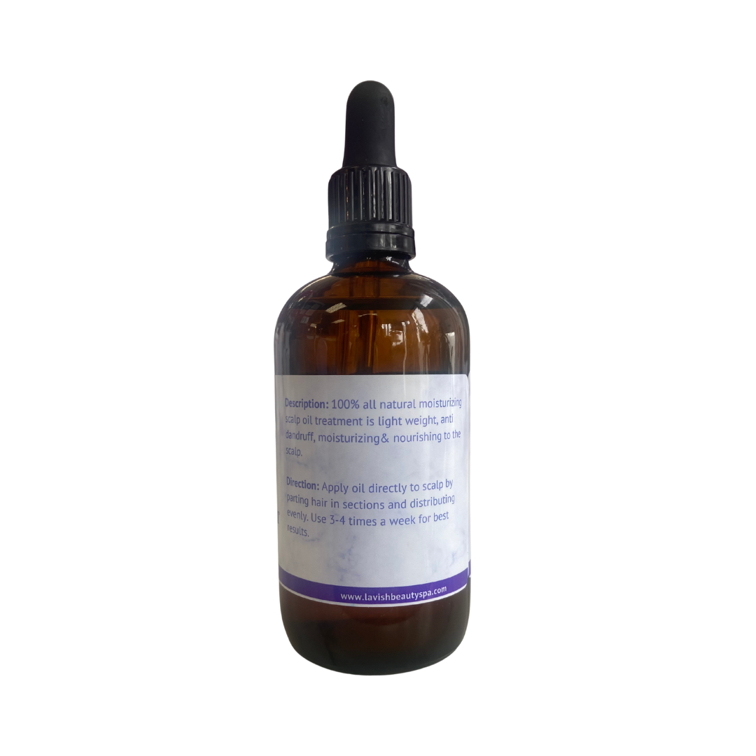 100% Natural Rosemary & Lavender Moisturizer Scalp Oil 4 oz.