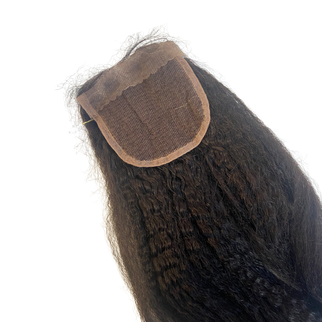 Brazilian Coarse Yaki Lace Closure