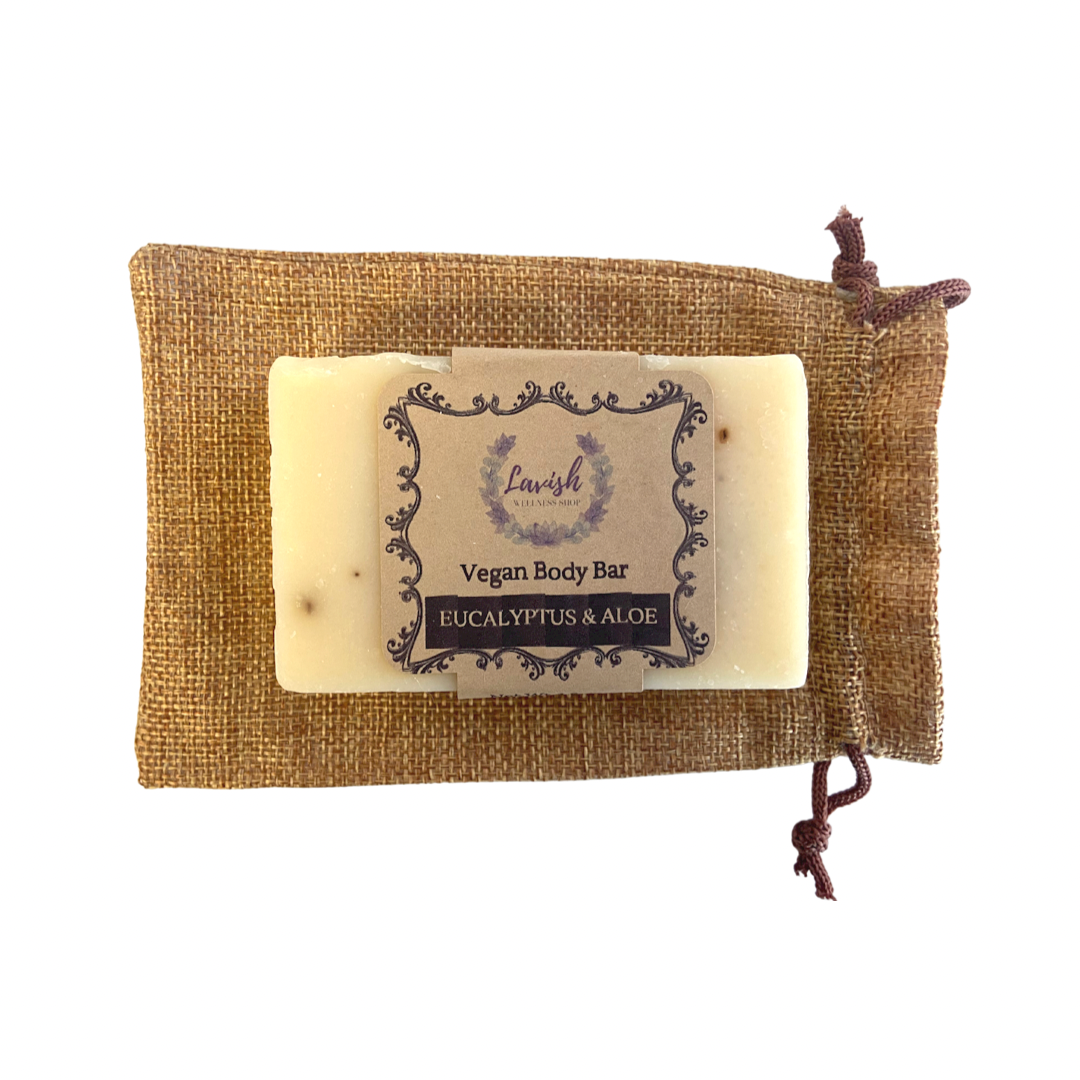 Eucalyptus + Aloe Vegan Body Bar 4.8 oz.