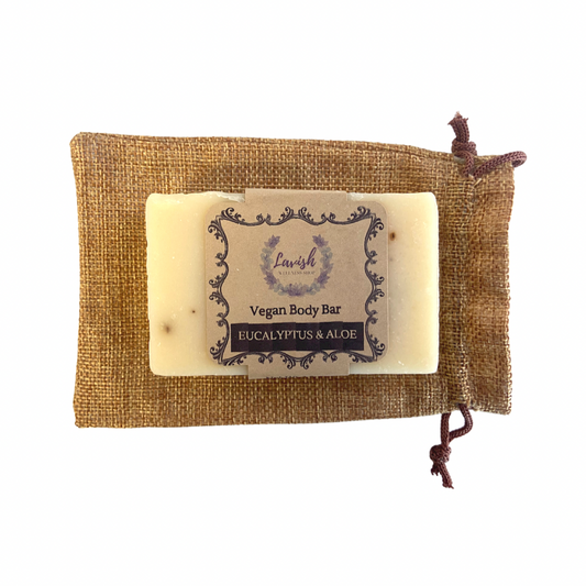Eucalyptus + Aloe Vegan Body Bar 4.8 oz.