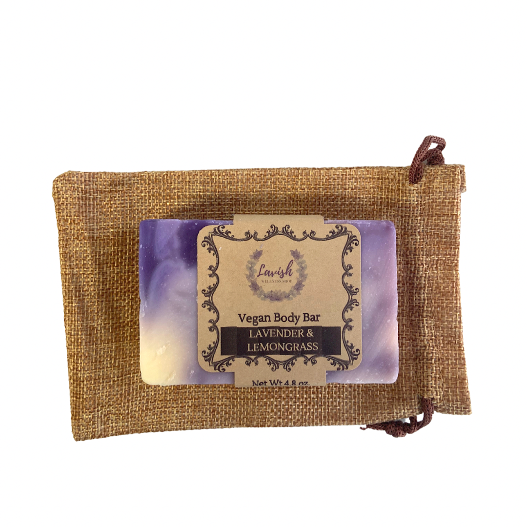 Lavender + Lemongrass Vegan Body Bar 4.8 oz.