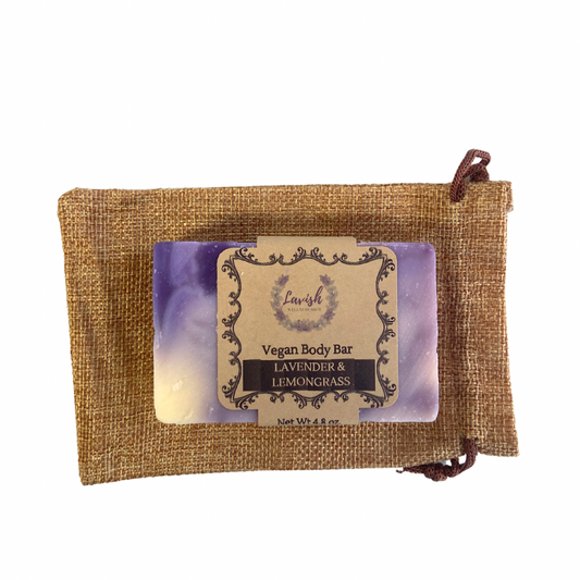 Lavender + Lemongrass Vegan Body Bar 4.8 oz.