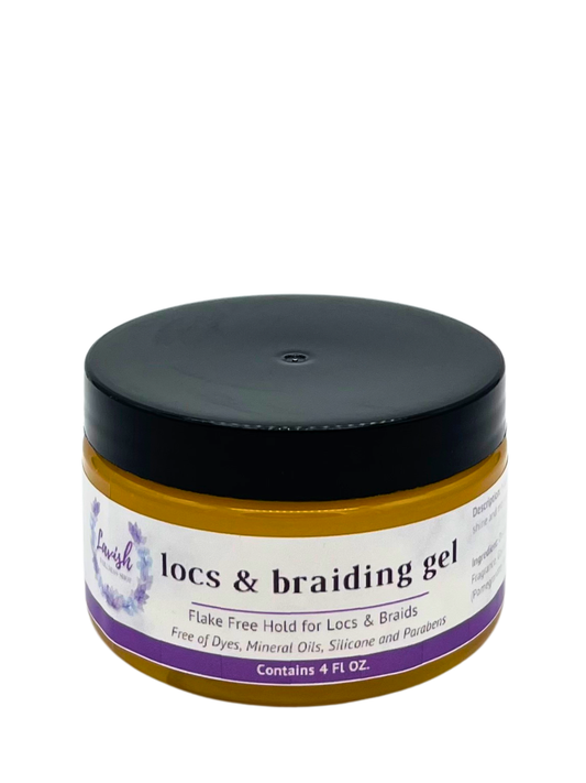 Loc & Braiding Firm Hold Gel 4 oz.