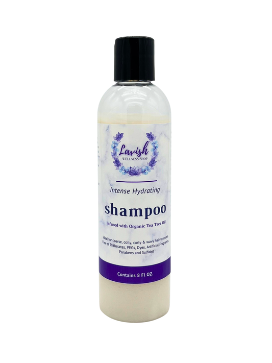 Organic Peppermint & Tea Tree Intense Hydrating Shampoo