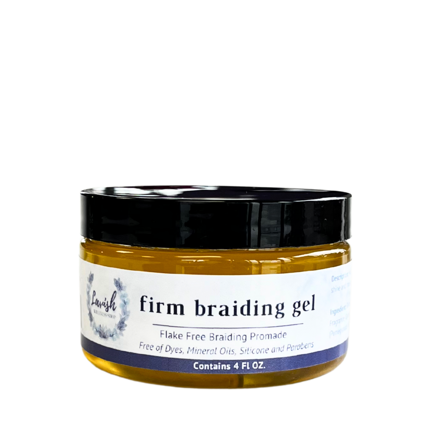 Loc & Braiding Firm Hold Gel 4 oz.