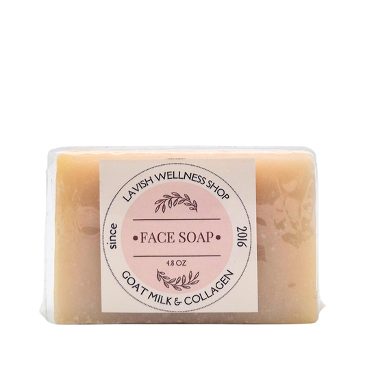 Lavish Wellness Shop Goat Milk & Collagen Face Soap