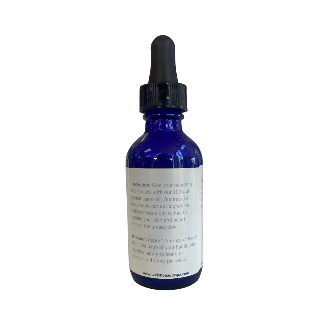 100% Natural Citrus Mint Beard Oil 2 oz.