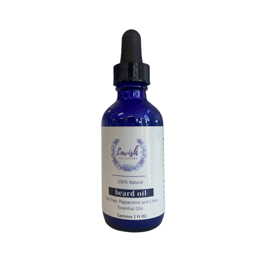 100% Natural Citrus Mint Beard Oil 2 oz.
