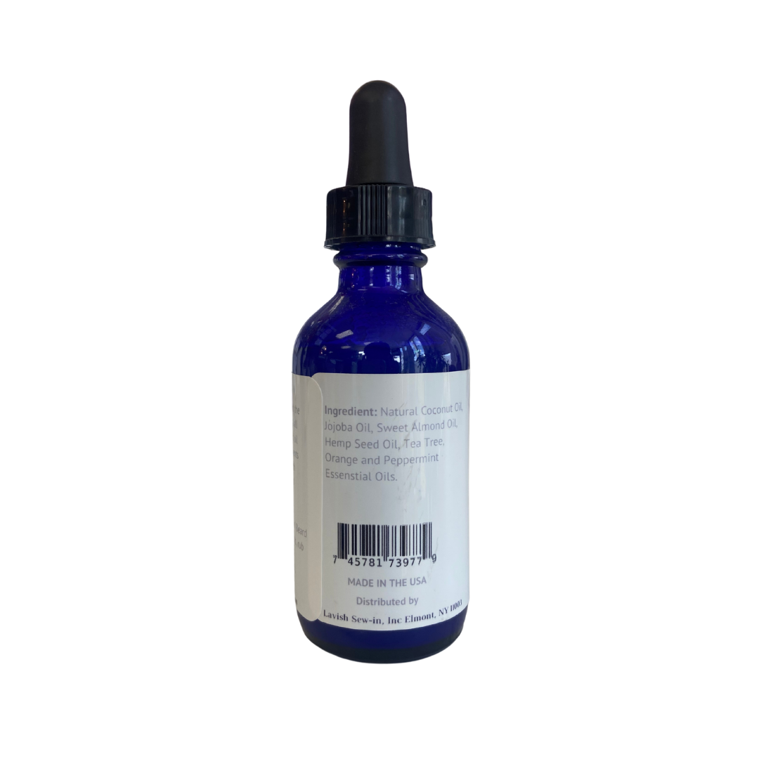 100% Natural Citrus Mint Beard Oil 2 oz.