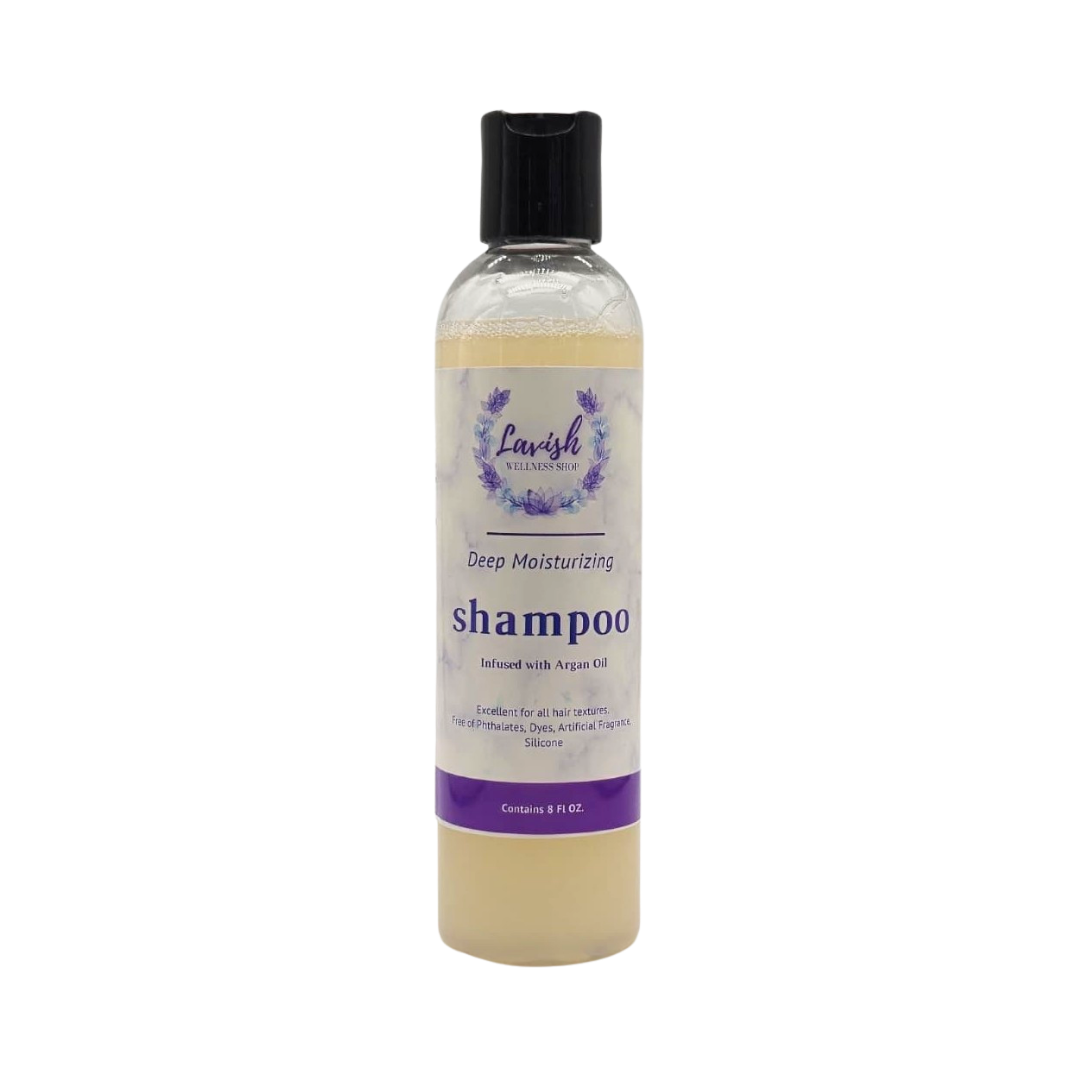 Lavish Wellness Shop Lemongrass & Rosemary Deep Moisturizing Shampoo 8 Fl OZ