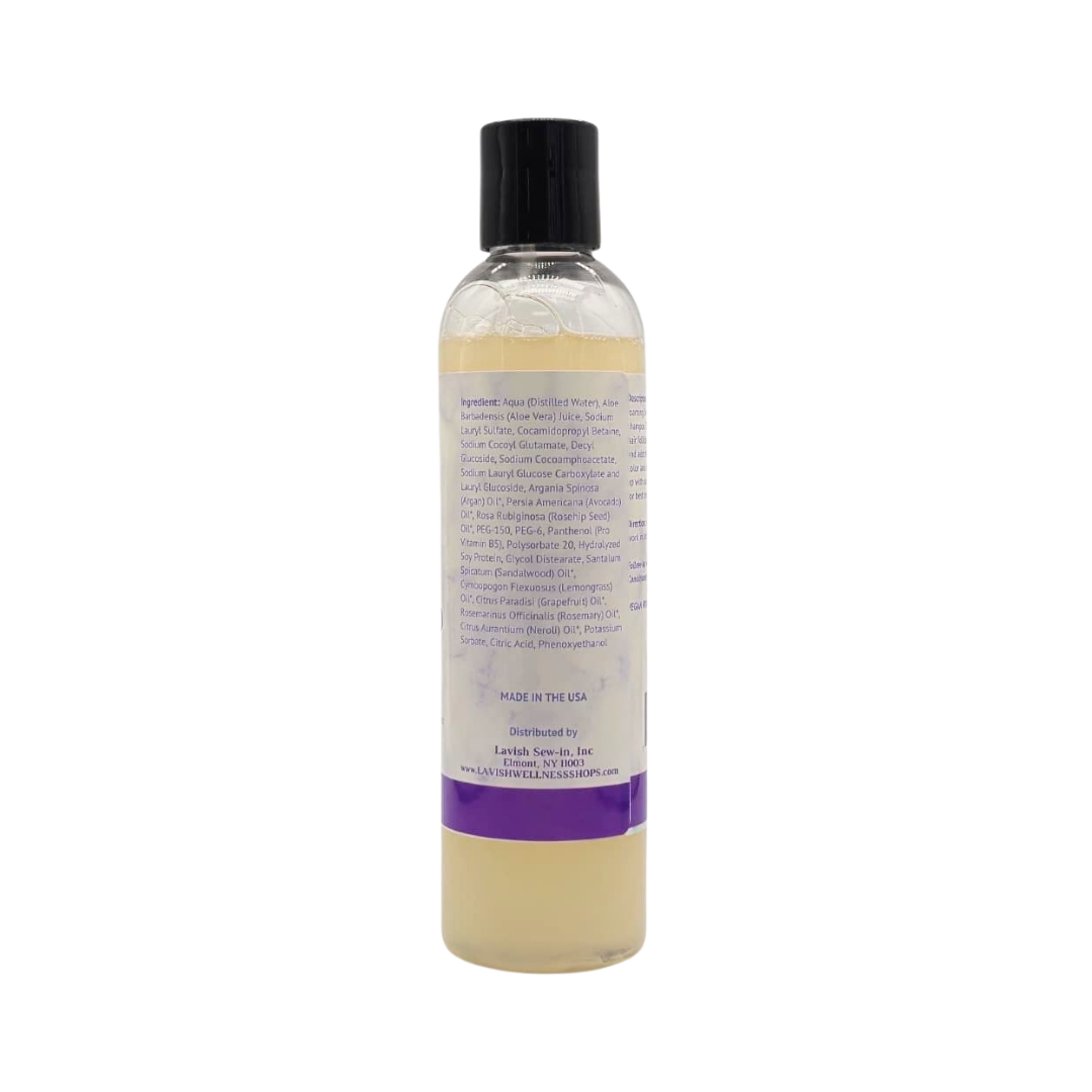 Lavish Wellness Shop Lemongrass & Rosemary Deep Moisturizing Shampoo 8 Fl OZ