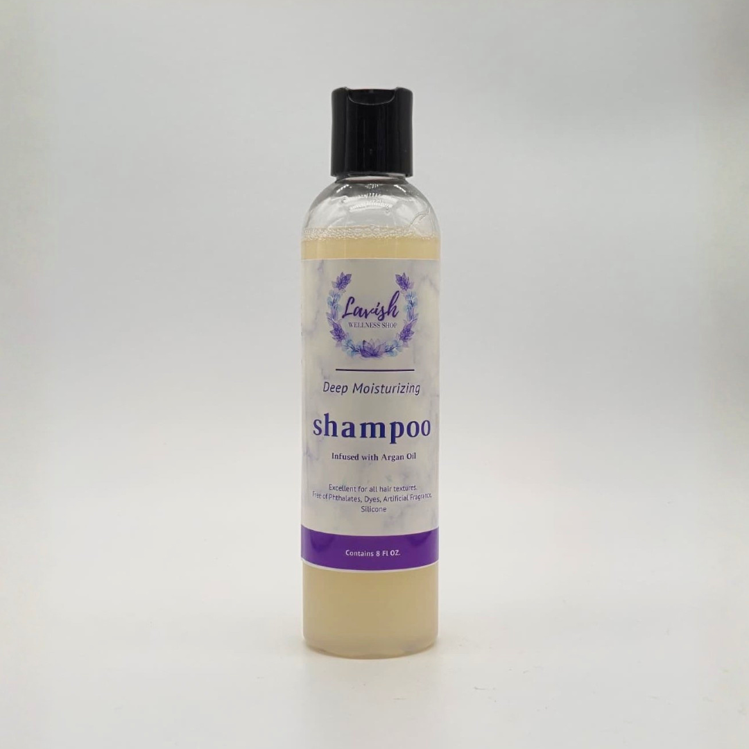 Lavish Wellness Shop Lemongrass & Rosemary Deep Moisturizing Shampoo 8 oz & 2 oz