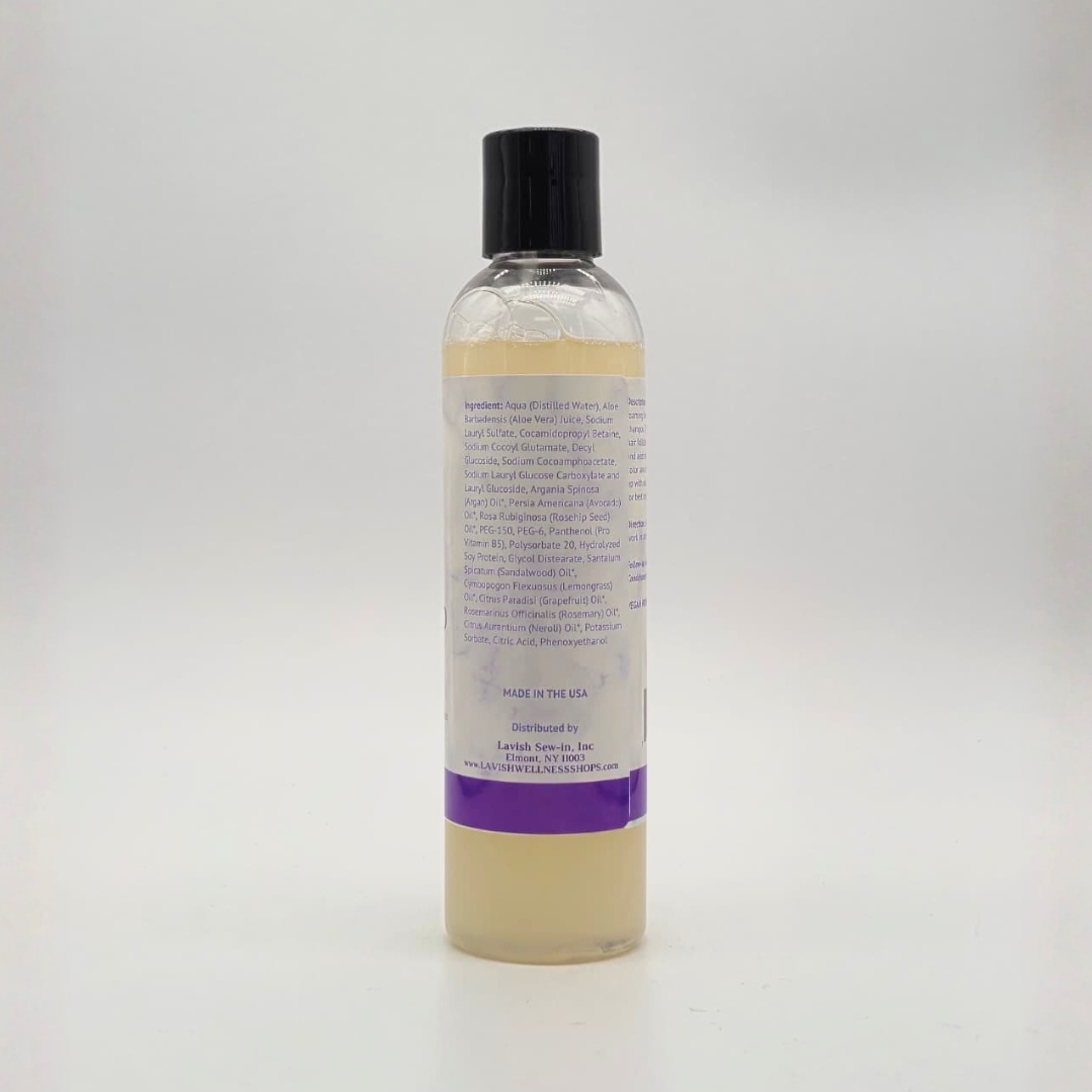 Lavish Wellness Shop Lemongrass & Rosemary Deep Moisturizing Shampoo 8 oz & 2 oz