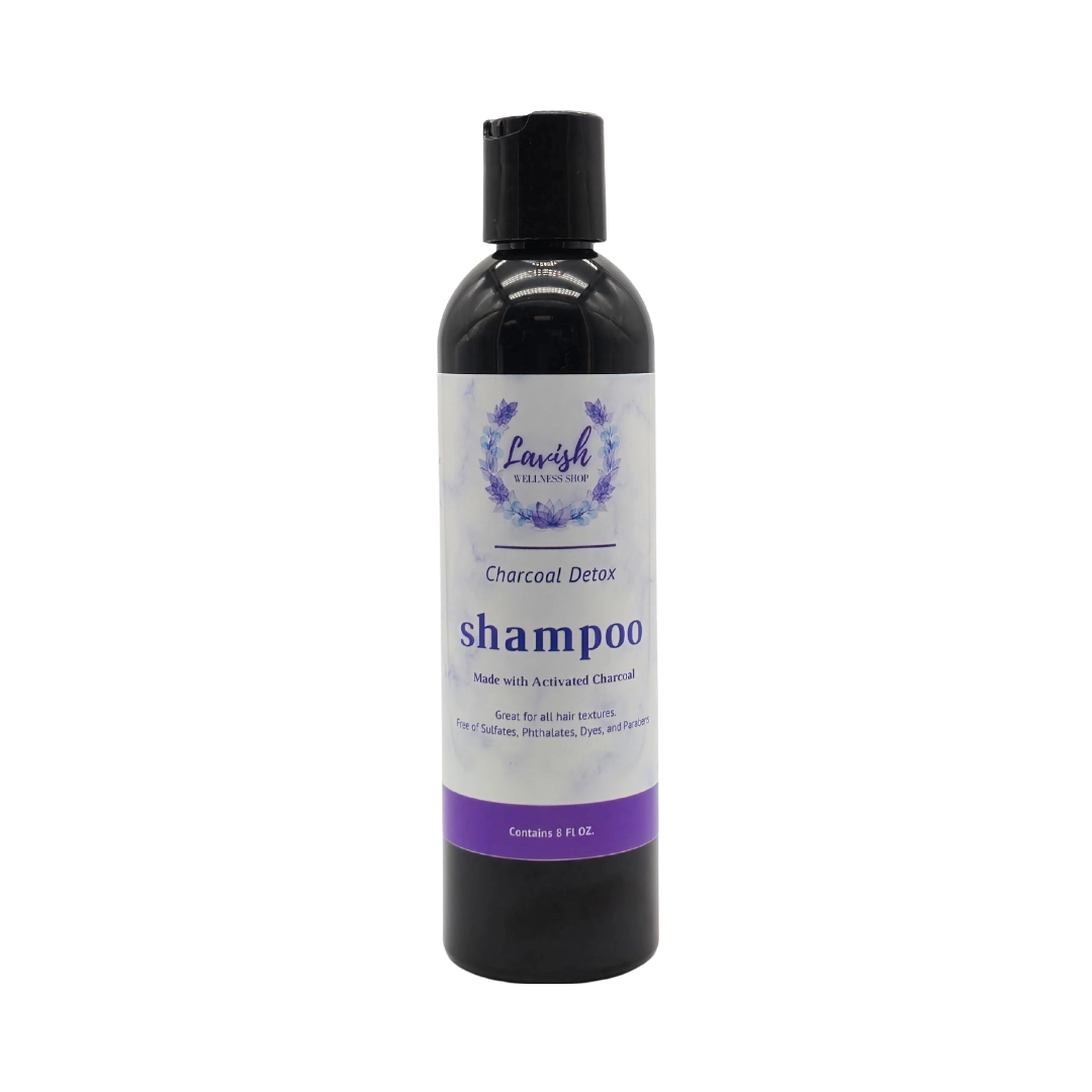 Lavish Wellness Shop Activated Charcoal Detoxing Shampoo 8 oz