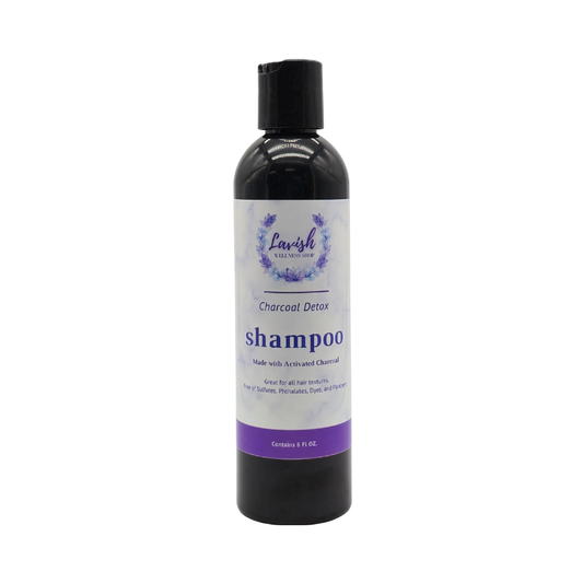 Lavish Wellness Shop Activated Charcoal Detoxing Shampoo 8 oz