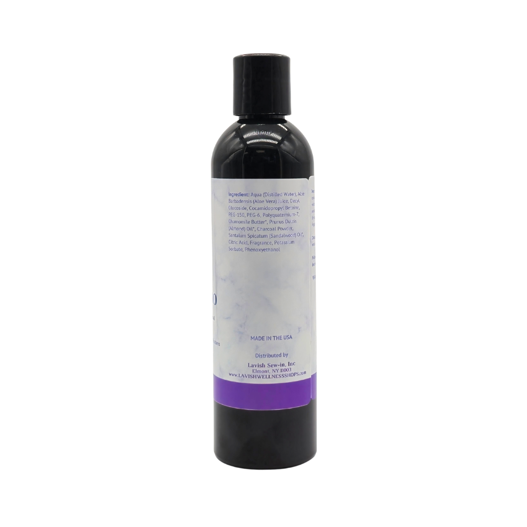 Lavish Wellness Shop Activated Charcoal Detoxing Shampoo 8 oz