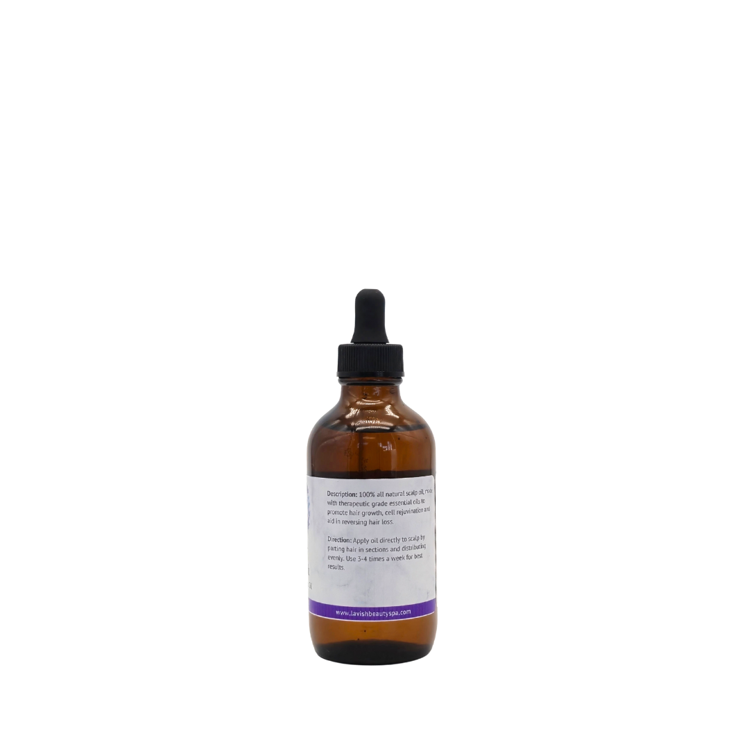 Lavish Wellness Shop Flourish Scalp Growth Oil with Chebe Powder 4 oz