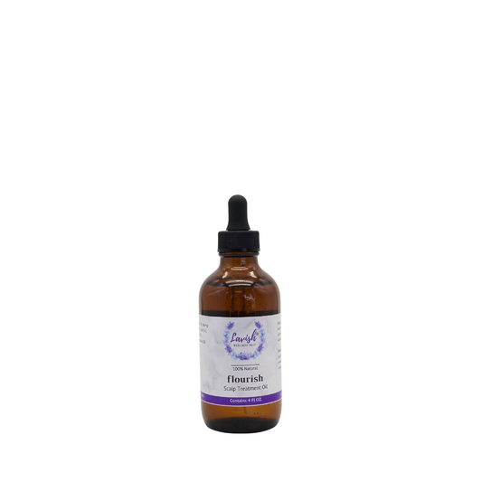Lavish Wellness Shop Flourish Scalp Growth Oil with Chebe Powder 4 oz