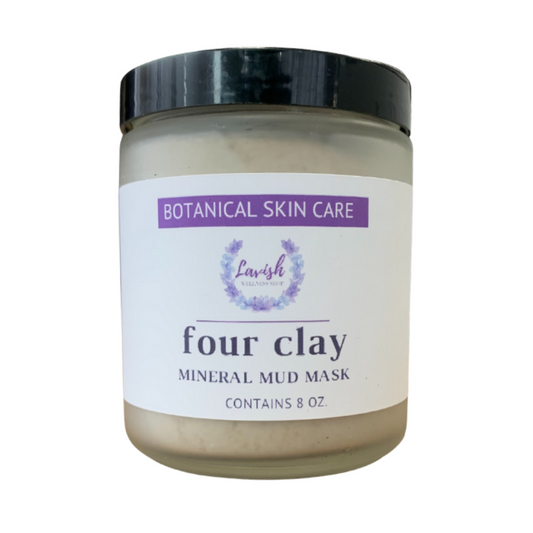 100% Natural Four Clay Mineral Face Mask (Options)
