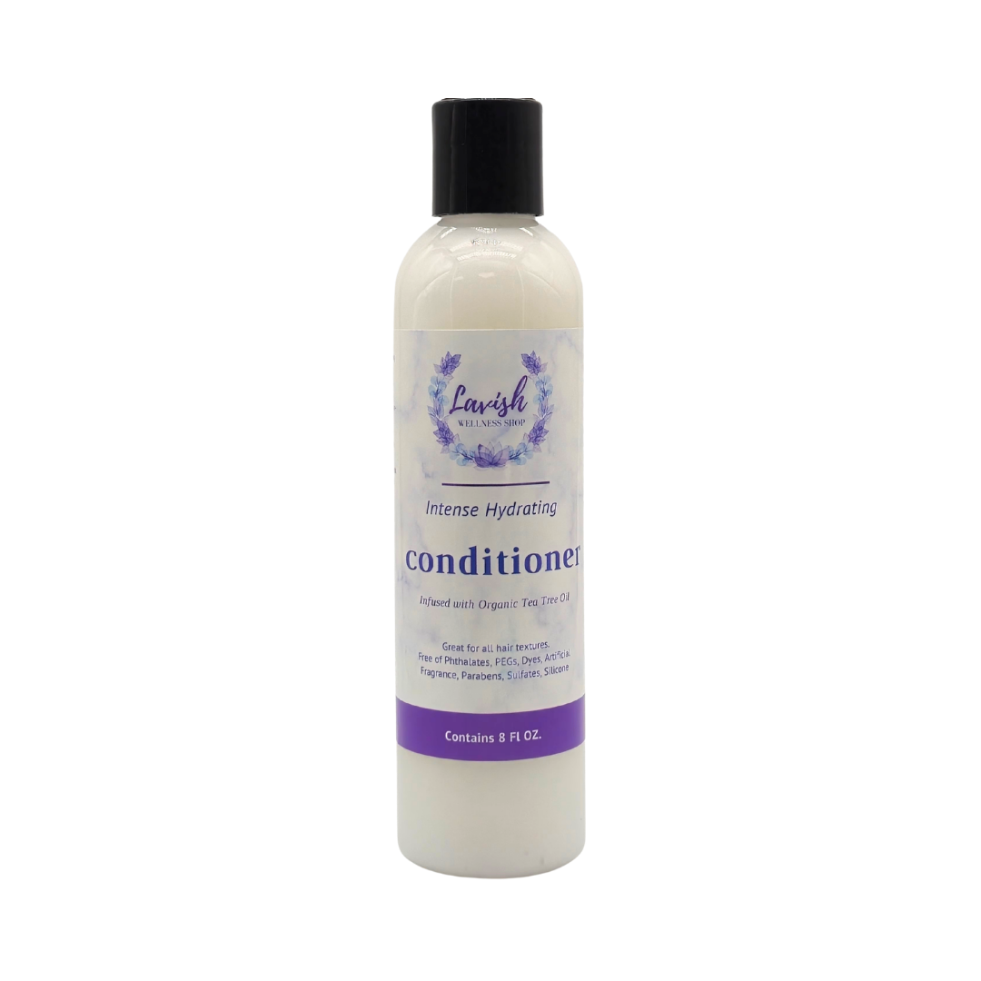 Lavish Wellness Shop Peppermint & Tea Tree Intense Hydrating Conditioner 8 oz & 2 oz