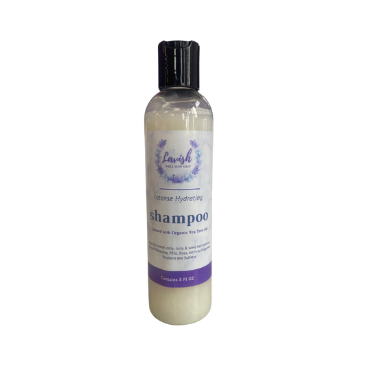 Organic Peppermint & Tea Tree Intense Hydrating Shampoo (Options)