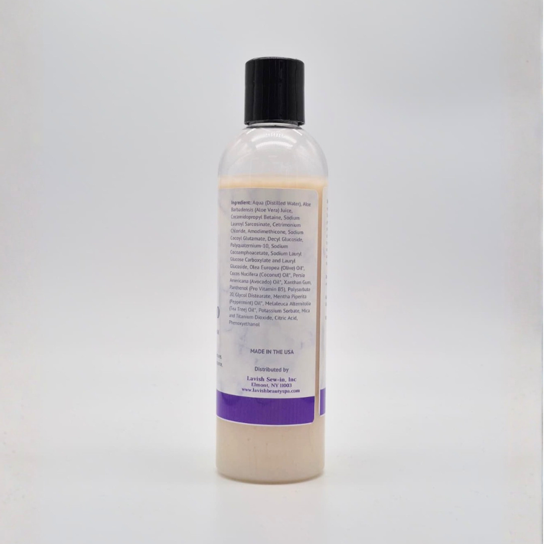 Lavish Wellness Shop Peppermint & Tea Tree Intense Hydrating Shampoo 8 oz & 2 oz