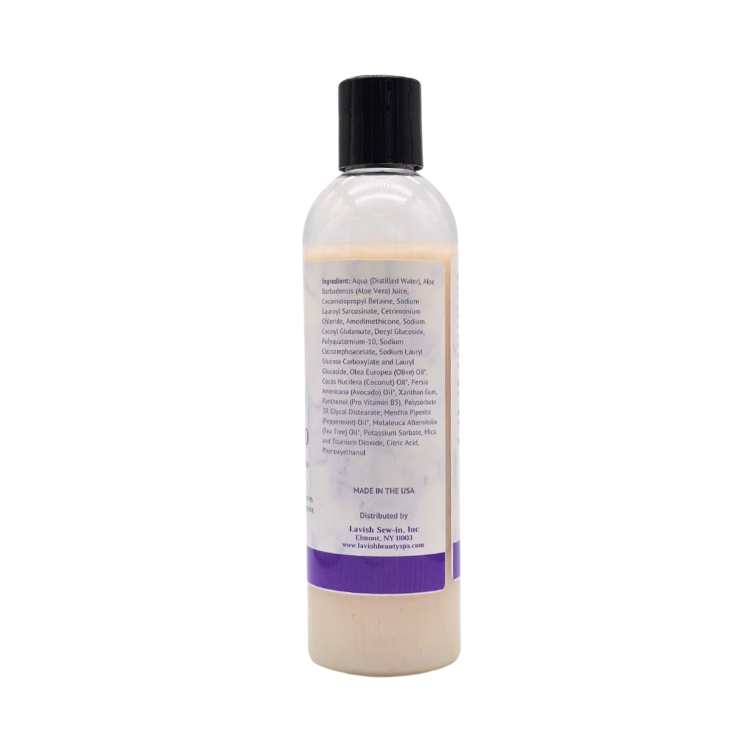 Lavish Wellness Shop Peppermint & Tea Tree Intense Hydrating Shampoo 8 oz & 2 oz