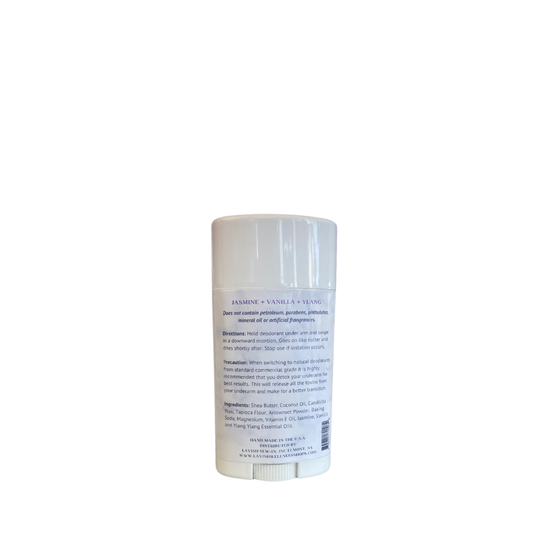 Lavish Wellness Shop 100% Natural Deodorant (Jasmine + Vanilla) 2.25 oz.
