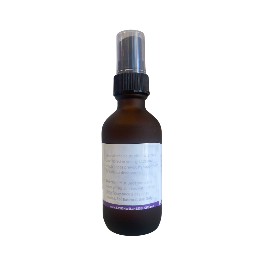 Lavender & Lemongrass Detox Body Spray 2 oz.